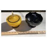 TEA CUPS, STEMWARE, CANDY DISH & MISC. GLASS