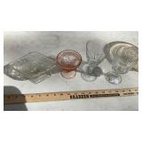 ASSORTED GLASSES, STEMWARE & MISC. GLASS