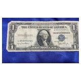 1935 D ONE DOLLAR SILVER CERTIFICATE BLUE SEAL