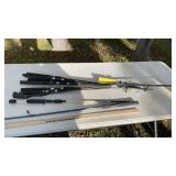 (8) FISHING RODS (NO REELS)