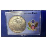 2000 AMERICAN EAGLE SILVER DOLLAR 1OZ. FINE SILVER