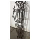 Metal decor shelf  42' tall 7ï¿½ wide