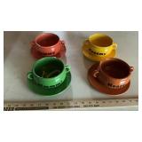 SOUP BOWL, PLATES, COFFEE CUPS & MISC.