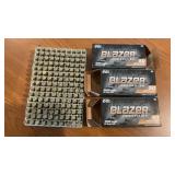 (150) RNDS BLAZER 9MM LUGER 115gr FMJ AMMO