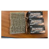 (150) RNDS BLAZER 9MM LUGER 115gr FMJ AMMO