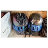 HELMETS, WATER HOSE, FOOTBALLS AND BASEBALLS