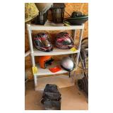 (2) PLASTIC SHELF RACKS (CONTENTS NOT INCLUDED)