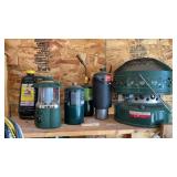 COLEMAN  HEATER, COLEMAN BOTTLES & LIGHT