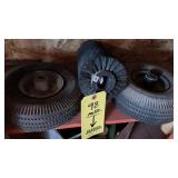 WHEELS, TROWLS, BELT SANDER & JACK