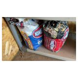 (2) BAGS OF CHARCOAL AND GARDEN HOSE