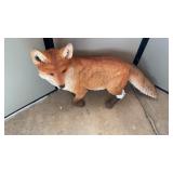 PLASTER FOX STATUE
