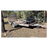 2012 POLARIS 6 X 12 ALUMINUM TRAILER