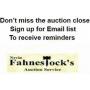 Fahnestock's March 30th Multi-Estate Online Only Auction