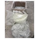 Concrete flake & fiberglass reinforcement