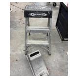 PP&L aluminum wheel chalk & 2ft Werner step ladder