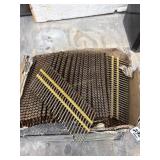 3in collated framing nails , box 75% full