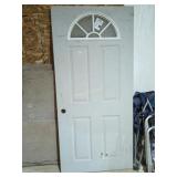 steel 36' entry door.