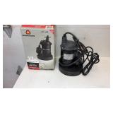County Line 1/3hp sump pump (like new)