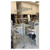 Rolling steel shelving unit