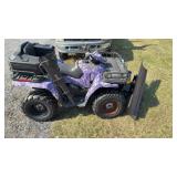 2005 Polaris Sportsman 500 4wd ATV w/ Plow