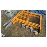 Lot 5 ft Scaffolding & parts