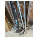 7 various floor scrapers