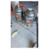 2-Pittsburgh 20ton hyd bottle jacks