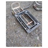 4 wheel furniture dolly and older hand cart