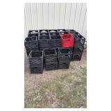 Lot of Plastic Storage Crates, approx 50