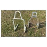 Pair Motorcycle Spool Stands