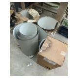 4 partial rolls aluminum coil stock