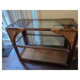 Ratan bamboo wicker stand
