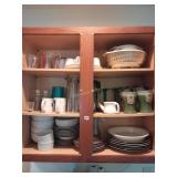 Plates, bowls, mugs, pilsner glasses, more