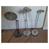 3 Adjustable table lamps