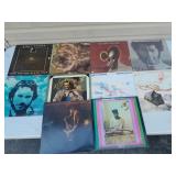 10 classic vinyl record albums - see pictures