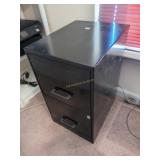 2 drawer filing cabinet & office supplies