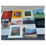 10 classic vinyl record albums - see pictures