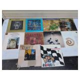 10 classic vinyl LP records - see pictures