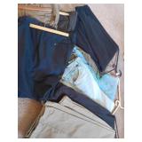 9 Men's pants dress, jeans, and casual.