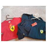 2 XL Ferrari tee shirts new w/ tags