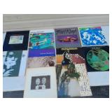 10 classic vinyl record albums - see pictures