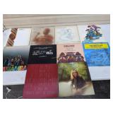 10 classic vinyl record albums - see pictures