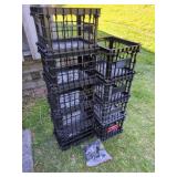 9 storage crates + 12 wheels