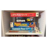 Operation, Simon, Perfection, Connect Four,