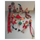 Standing Christmas Elves. Tallest is 9 In