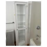 Wood & Glass Cupboard / Glass Shelves