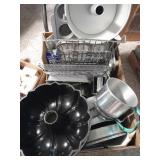 Baking Items. Pans, Racks, Sifter, Grater, More