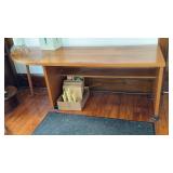 7 Piece Wrap Around Wooden Desk.