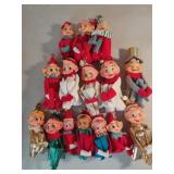Vintage Knee Hugger Christmas Elves