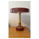 Vintage Globe Art Deco Machine Age Lamp